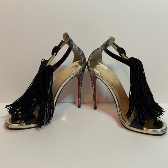 Christian Louboutin Fringe Sandals size 36 1/2 - Picture 1 of 7